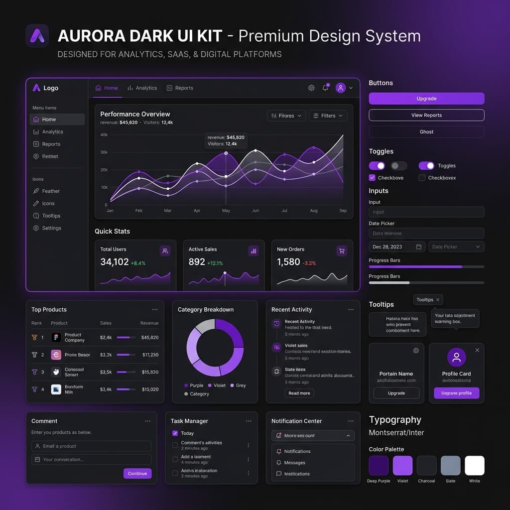 UI Kit Pro — Complete Design System